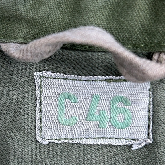 Swedish military jacket with decorated lapels, embossed buttons, multi-pockets. - Picture 7 of 8